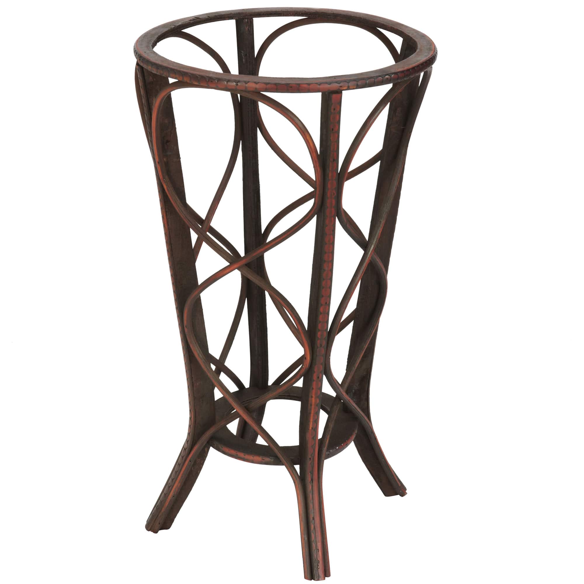 22" Brown Decorative Stand Planter